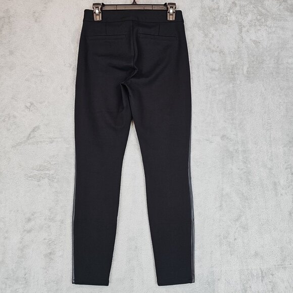 Paige Pants Womens Size 26 Black Transcend Knit Karlee Mid Rise Skinny Ankle - Picture 4 of 15